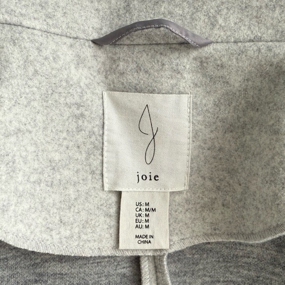 NWOT! Women’s Joie Heather Grey Long Duster Wrap Robe Coat | Size M - Picture 11 of 13